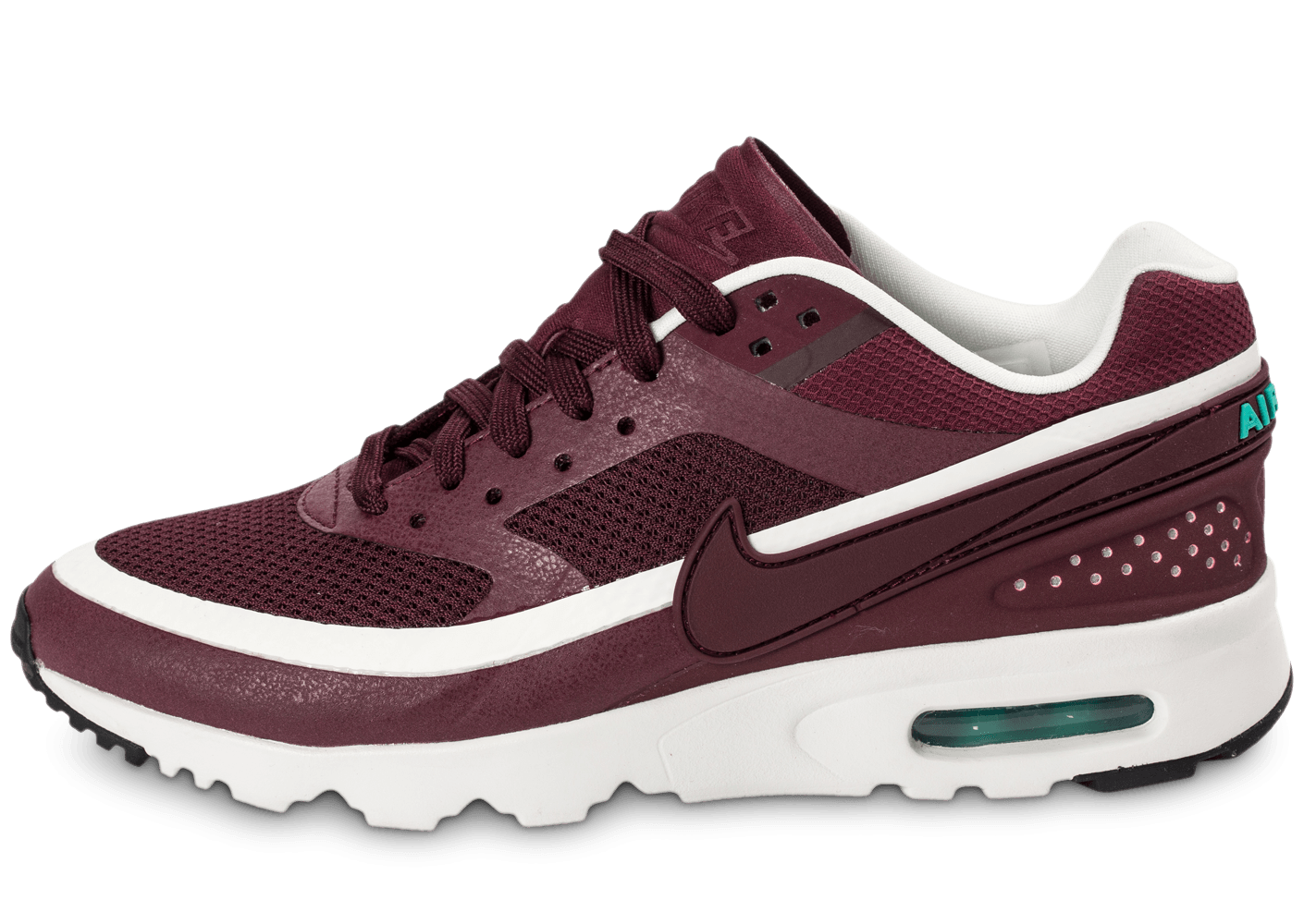 Nike Air Max bw Chaussures, Cliquez pour zoomer Chaussures Nike Air Max BW Ultra W bordeaux vue extérieure ...